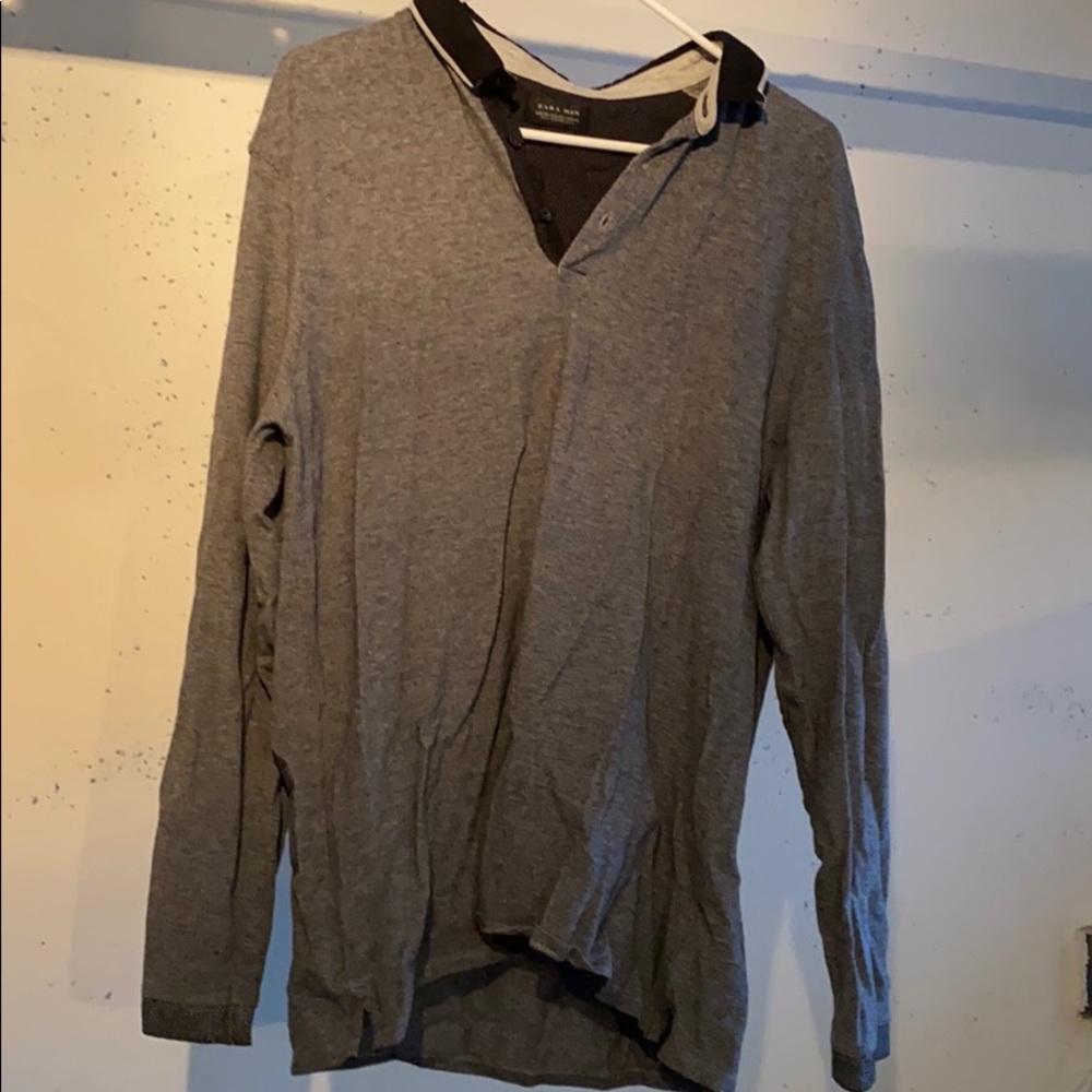 Zara polo long sleeve